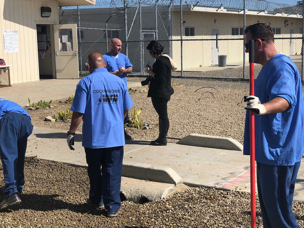 Avenal State Prison garden
